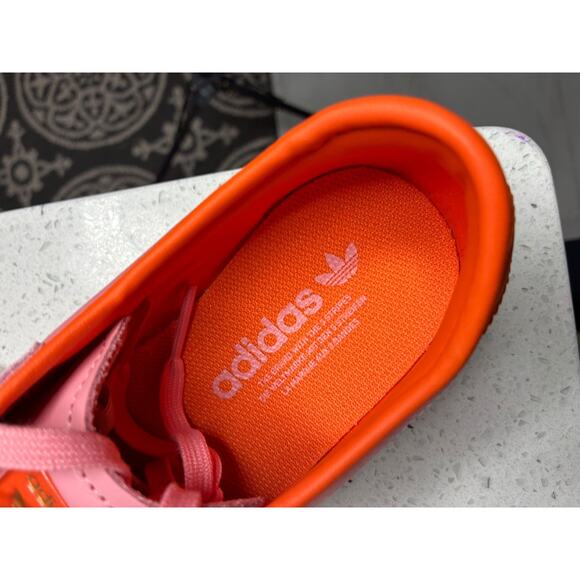 New Adidas Women's Tokyo Sneakers Nylon Semi Pink Spark Orange Ji3297 Sz 8.5 NIB - Picture 4 of 9